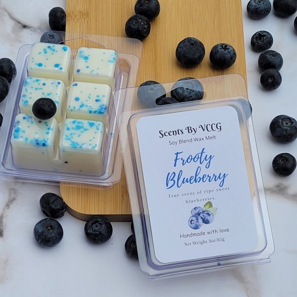 Frooty Blueberry Soy Blend Wax Melt - Picture 4 of 4